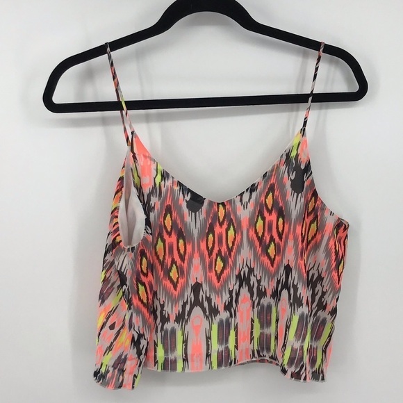 Live 4 Truth Abstract Tribal Print Crop Top Size L - Picture 3 of 8
